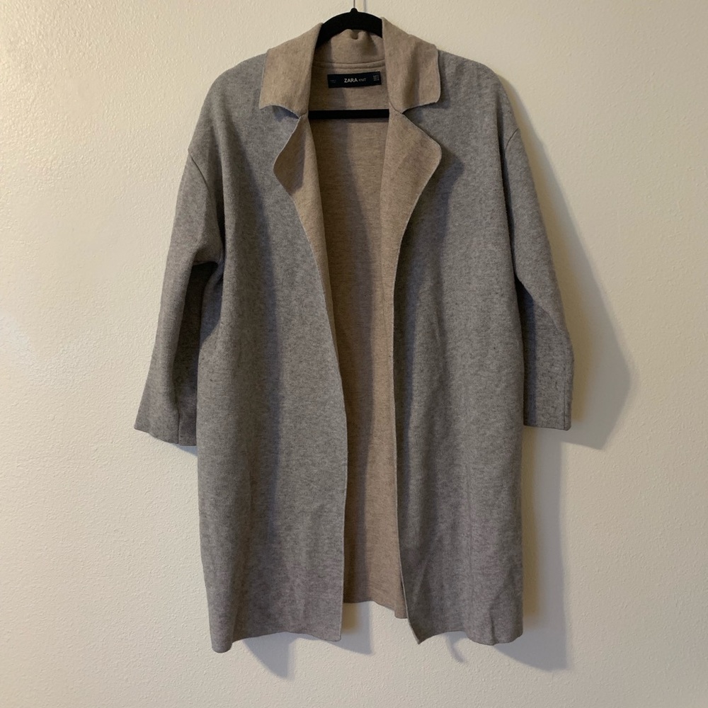 Zara sweater jacket